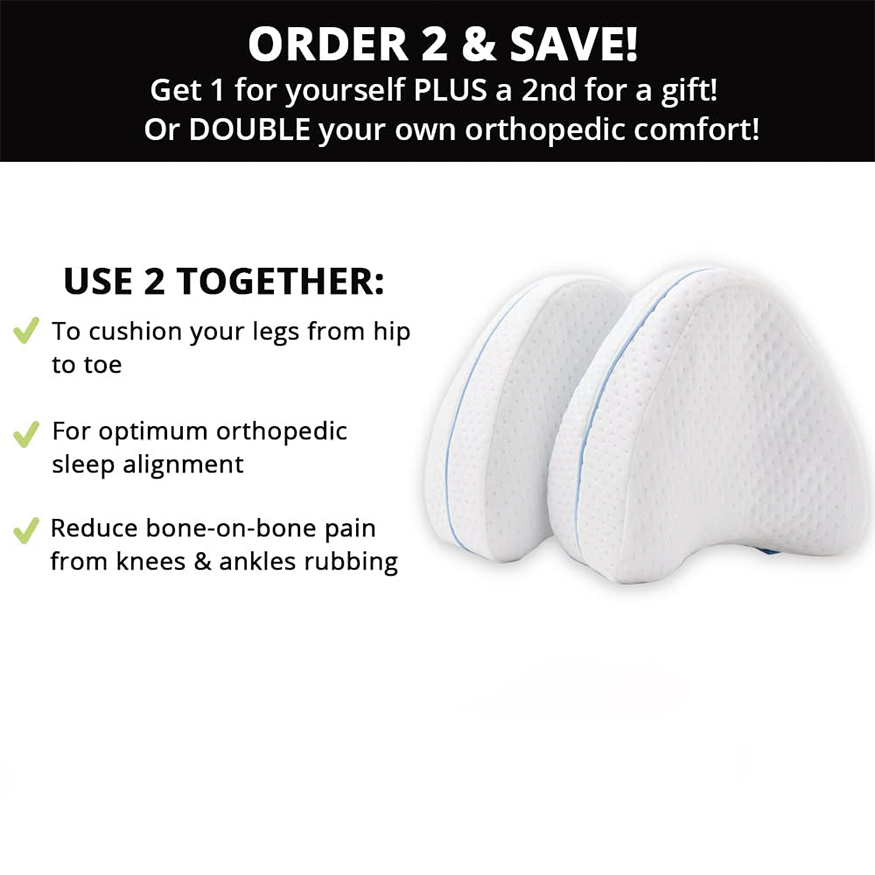 Contour Legacy Leg & Knee Foam Support Pillow in qatar